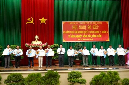 Ciudad Ho Chi Minh chequea política agrícola, del campesinado y campestre - ảnh 1