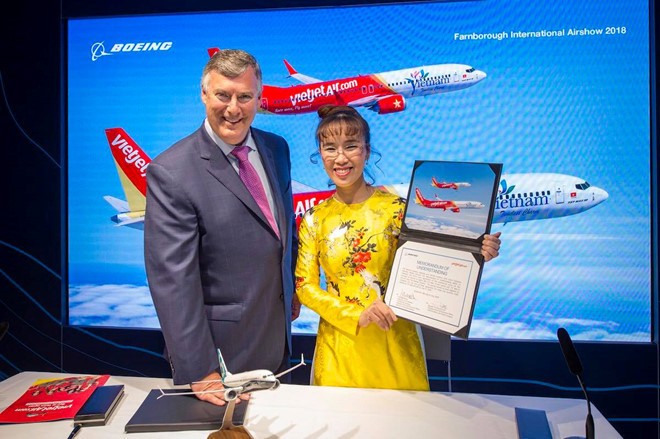 Vietjet, Boeing와  항공기 100대 , Airbus와 50대 구입 계약 체결 - ảnh 1