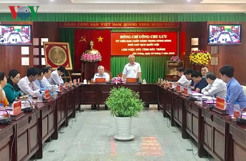 Le vice-président de l’Assemblée nationale Uông Chu Luu à Soc Trang - ảnh 1