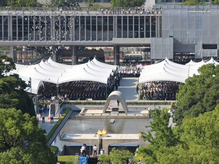 73 ans après, Hiroshima se souvient du bombardement atomique - ảnh 1