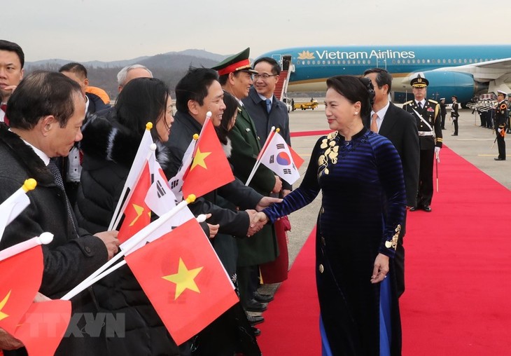 Nguyên Thi Kim Ngân arrivée à Séoul - ảnh 1