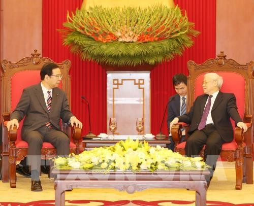 Nguyên Phu Trong reçoit des communistes japonais - ảnh 1