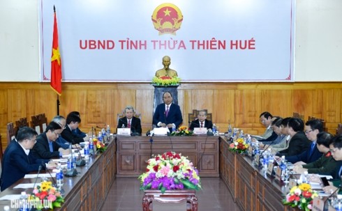 Nouvel an: Nguyên Xuân Phuc en déplacement à Thua Thiên-Huê - ảnh 1