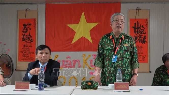 Nguyên Chi Vinh travaille avec les responsables de la MINUSS au Soudan du Sud - ảnh 2