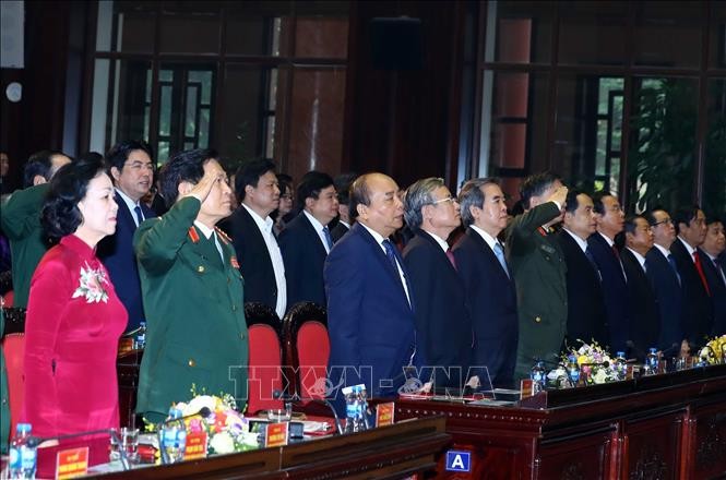 Nguyên Xuân Phuc à la Journée traditionnelle des garde-frontières - ảnh 3