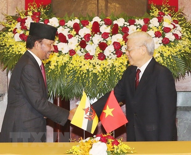 Entretien Nguyên Phú Trong – Haji Hassanal Bolkiah - ảnh 1