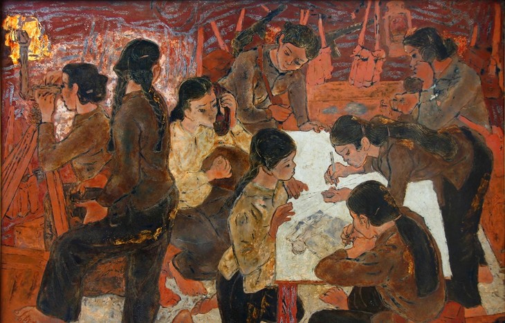 Exposition de peinture virtuelle sur la résistance anti-américaine - ảnh 1