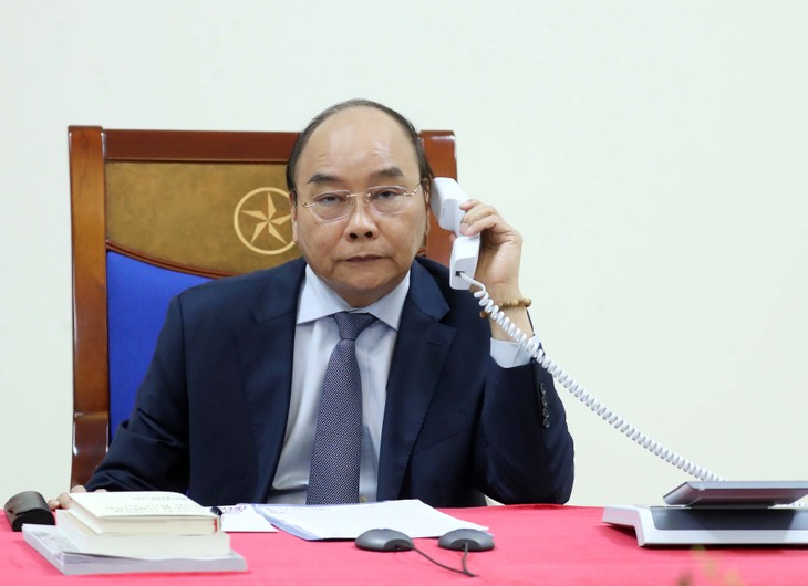 Entretien téléphonique Nguyên Xuân Phuc-Abe Shinzo - ảnh 1