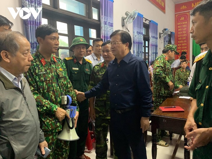 Glissement de terrain : Trinh Dinh Dung se rend à Phong Xuân - ảnh 1