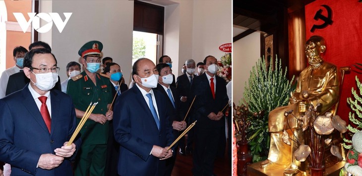 Nguyên Xuân Phuc rend hommage à Hô Chi Minh  - ảnh 1