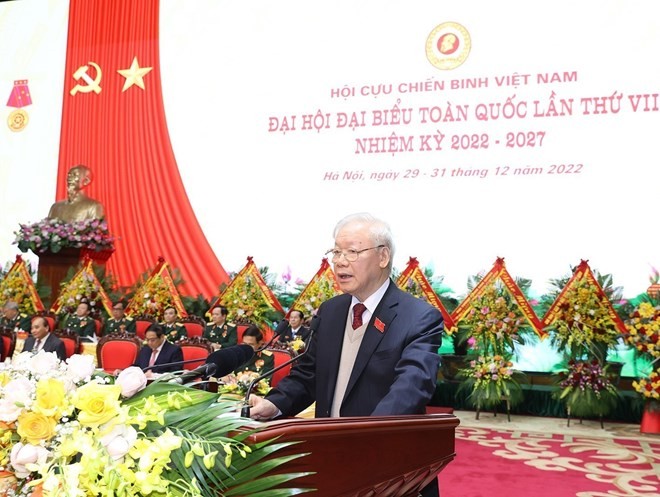 Ouverture du 7e congrès national de l’Association des anciens combattants vietnamiens - ảnh 1