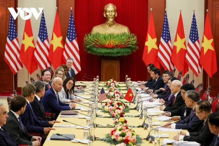 Entretien entre Nguyên Phu Trong et Joe Biden - ảnh 1