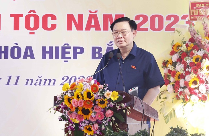 Vuong Dinh Huê à la Fête de la grande union nationale à Danang - ảnh 2