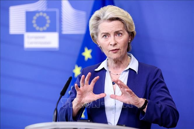 Von der Leyen: l'UE devrait stimuler sa propre production d'armes - ảnh 1