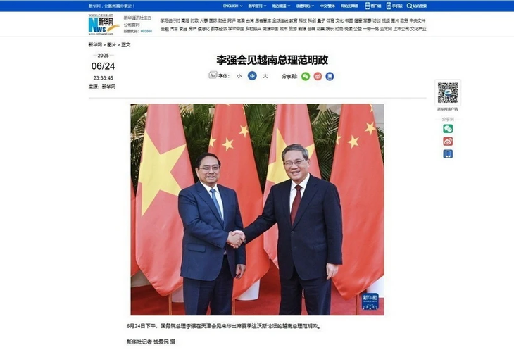 Comment la presse chinoise couvre-t-elle la participation du Premier ministre vietnamien au Forum économique mondial de Tianjin? - ảnh 1