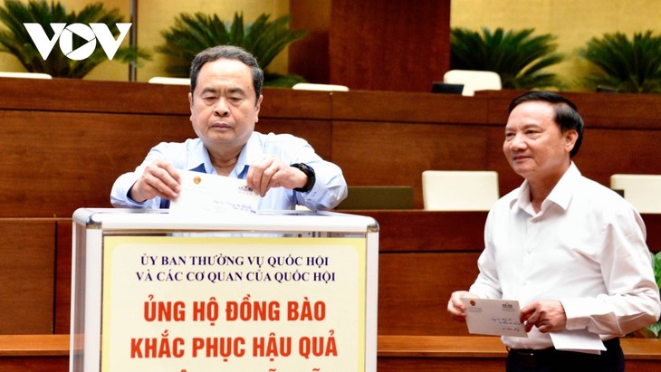 Lancement d’un mouvement de solidarité après le typhon Bualoi - ảnh 2