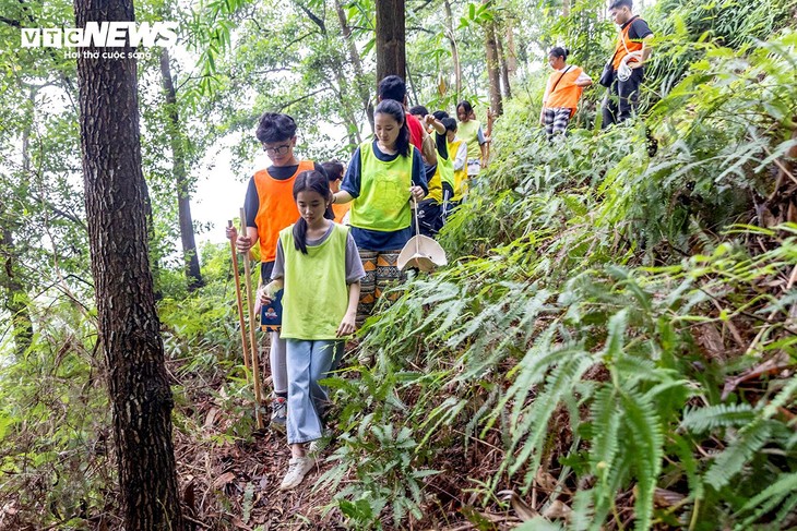 'Bỏ phố về rừng', trẻ được học cách sinh tồn, trồng cây bảo vệ rừng thế nào? - ảnh 1