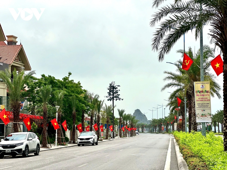 Quảng Ninh rực rỡ cờ hoa chào mừng 50 năm Ngày Giải phóng miền Nam, thống nhất đất nước - ảnh 2