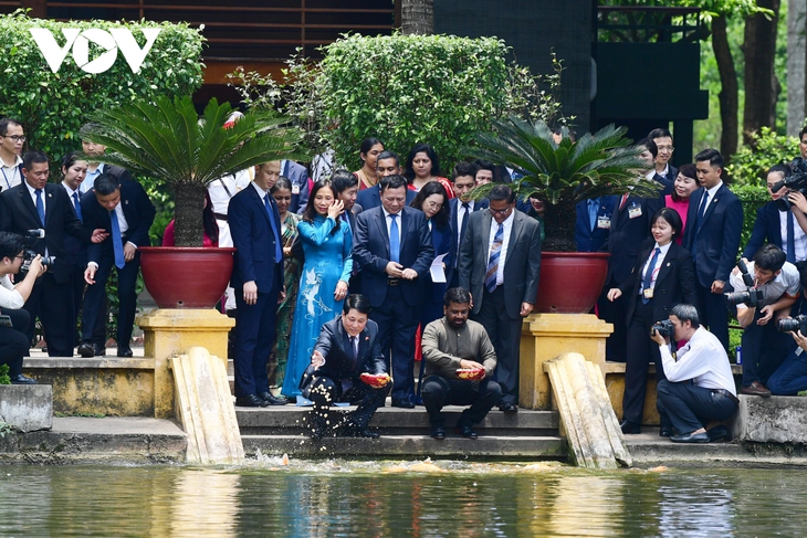 Toàn cảnh chuyến thăm cấp Nhà nước đến Việt Nam của Tổng thống Sri Lanka - ảnh 8