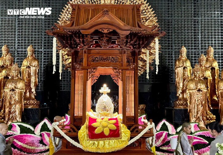 Cung nghinh Xá lợi Đức Phật lên đỉnh núi Bà Đen, Tây Ninh - ảnh 9