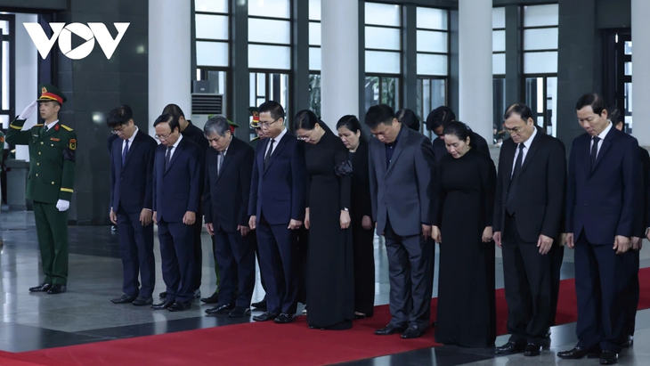 Cử hành trọng thể Lễ viếng nguyên Chủ tịch nước Trần Đức Lương - ảnh 19