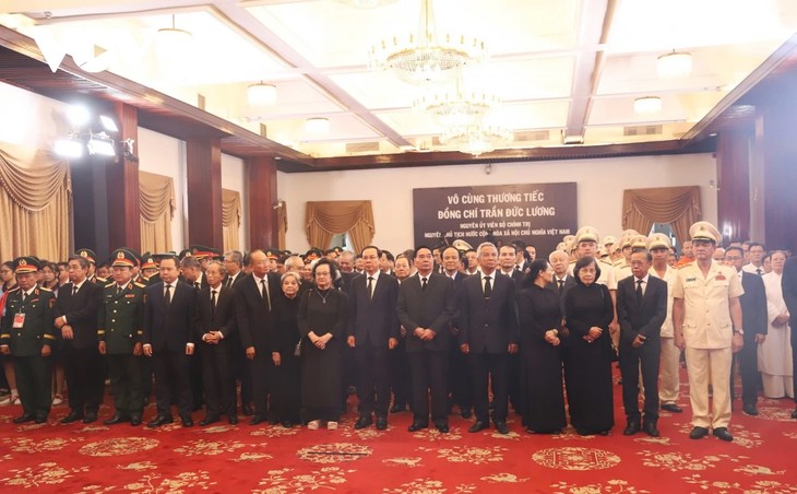 Cử hành trọng thể Lễ viếng nguyên Chủ tịch nước Trần Đức Lương - ảnh 25