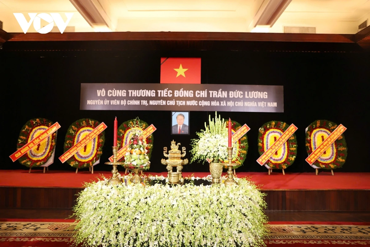Cử hành trọng thể Lễ viếng nguyên Chủ tịch nước Trần Đức Lương - ảnh 24
