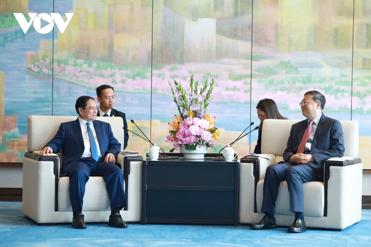 Toàn cảnh chuyến công tác Trung Quốc của Thủ tướng Phạm Minh Chính - ảnh 13