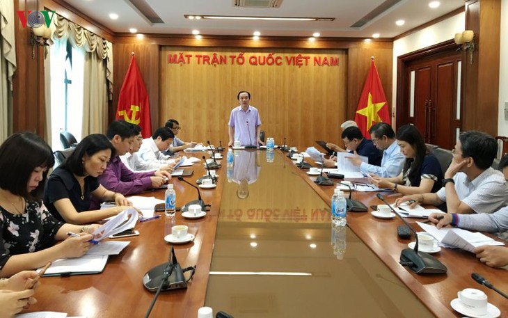 Mặt trận Tổ quốc Việt Nam tăng cường phòng chống tham nhũng - ảnh 1