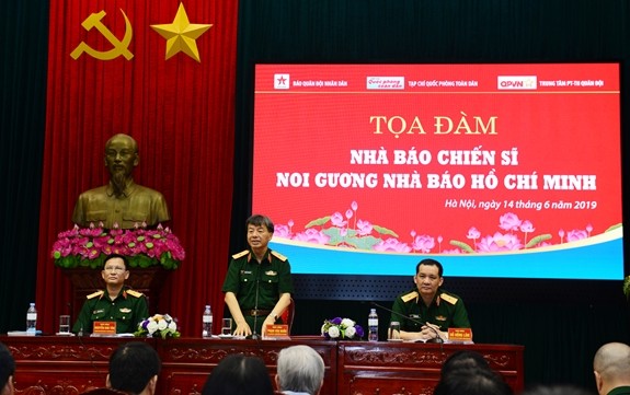 Tọa đàm “Nhà báo chiến sỹ noi gương nhà báo Hồ Chí Minh” - ảnh 1