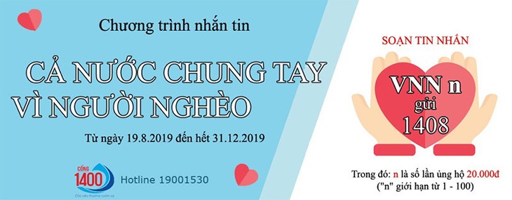 Phát động nhắn tin vì người nghèo 2019 - ảnh 1