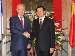 Presiden Israel Shimon Peres berkunjung di Vietnam. - ảnh 1