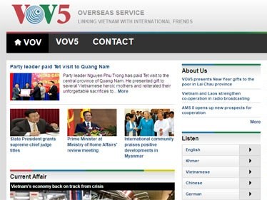 Umpan balik tentang peluncuran Website VOV5 - ảnh 1