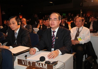 Deputi PM Vietnam Nguyen Thien Nhan menghadiri pembukaan KTT Rio+20 - ảnh 1