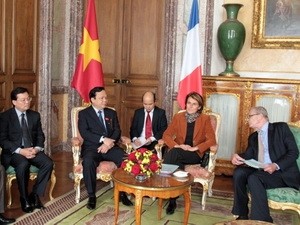 Delegasi Majelis Nasional Vietnam  berkunjung di Perancis - ảnh 1