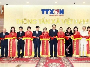 Acara peresmian Pusat Kantor Berita Nasional Vietnam  - ảnh 1