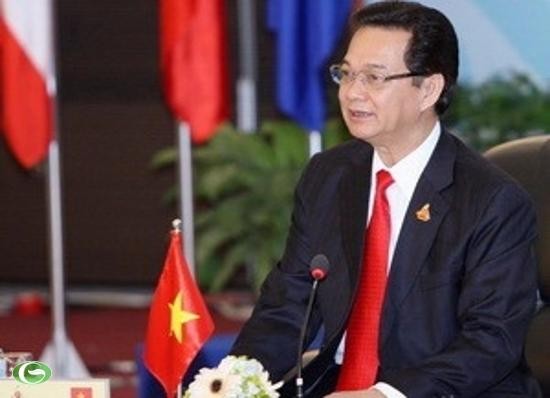 PM VN NguyenTan Dung  menghadiri KTT ASEM- 9 di Laos - ảnh 1