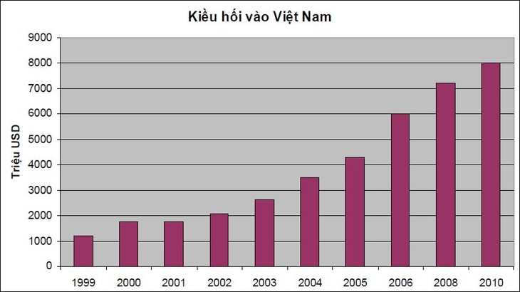 Valuta asing yang ditransfer oleh diaspora Vietnam ke Tanah Air  - sumber daya besar  untuk perkembangan - ảnh 2