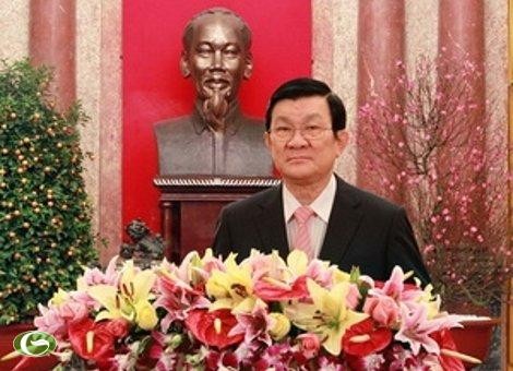 Presiden VN Truong Tan Sang: Vietnam bertekat merestrukturisasi ekonomi dan mensukseskan integrasi - ảnh 1