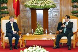 PM Vietnam, Nguyen Tan Dung menerima Deputi pertama PM Federasi Rusia - ảnh 1