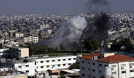 Ketegangan bereskalasi di kawasan perbatasan Israel- Jalur Gaza - ảnh 1