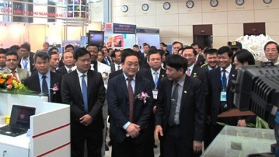 Pembukaan pameran internasional ke-7 tentang teknologi galangan kapal, pelayaran dan transportasi –VietShip-2014 - ảnh 1