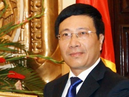 Deputi PM, Pham Binh Minh melakukan kontak dengan pemilih propinsi Quang Ninh - ảnh 1