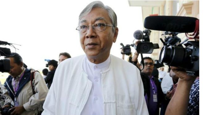 Presiden Myanmar, Htin Kyaw menyampaikan rencana pembentukan Pemerintah baru kepada Parlemen Myanmar - ảnh 1