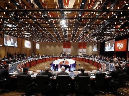 Pembukaan Konferensi Menteri Keuangan dan Gubernur Bank Sentral G-20 - ảnh 1