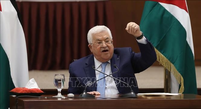 Mahmoud Abbas plaide pour une solution à deux États lors de sa visite en Russie - ảnh 1