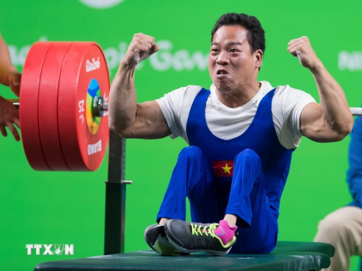 Jeux Paralympiques de Paris 2024: Rencontre des athlètes handisport vietnamiens à Hô Chi Minh-Ville - ảnh 1