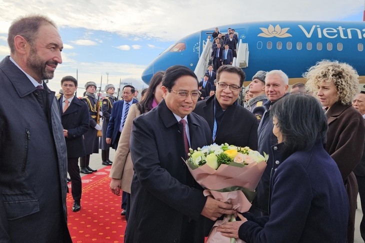 Pham Minh Chinh arrivé en Russie - ảnh 1