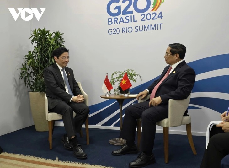 Rencontres de Pham Minh Chinh en marge du sommet du G20 - ảnh 4