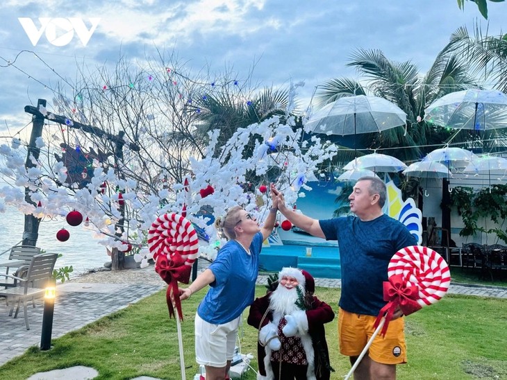 Da Nang et Binh Thuân célèbrent Noël en grande pompe - ảnh 3